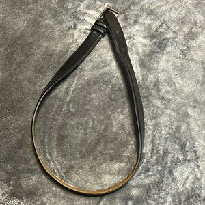 Allen Edmonds Black Calfskin Belt